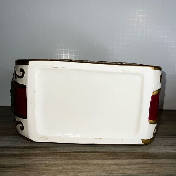 Original Avon Joyous Celebration St.Nicholas Collection Santa Sleigh Cookie Jar - Picture 8 of 8